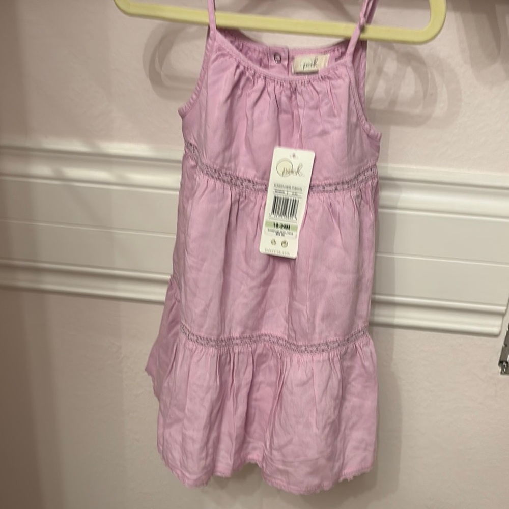 Peek kids lavender lightweight sleeveless dress 18-24 mo NWT